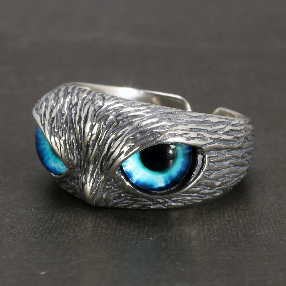 Owl Ring in 925 Silver