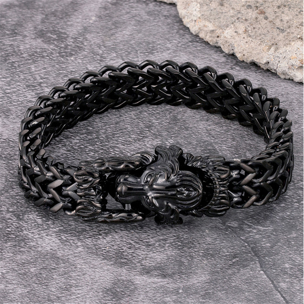 Lion Bracelet in Stainless Steel