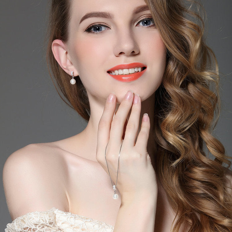 Orecchini in Argento 925 e Perla Naturale - EkoWorld Jewels Orecchini