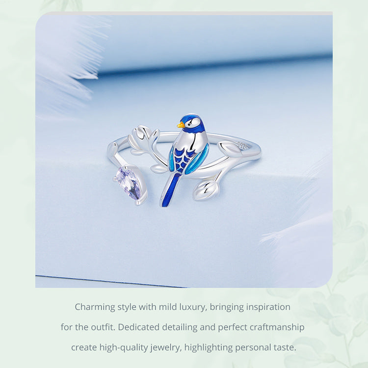 Anello Cocorite in Argento 925 e Zircone - EkoWorld Jewels Anello