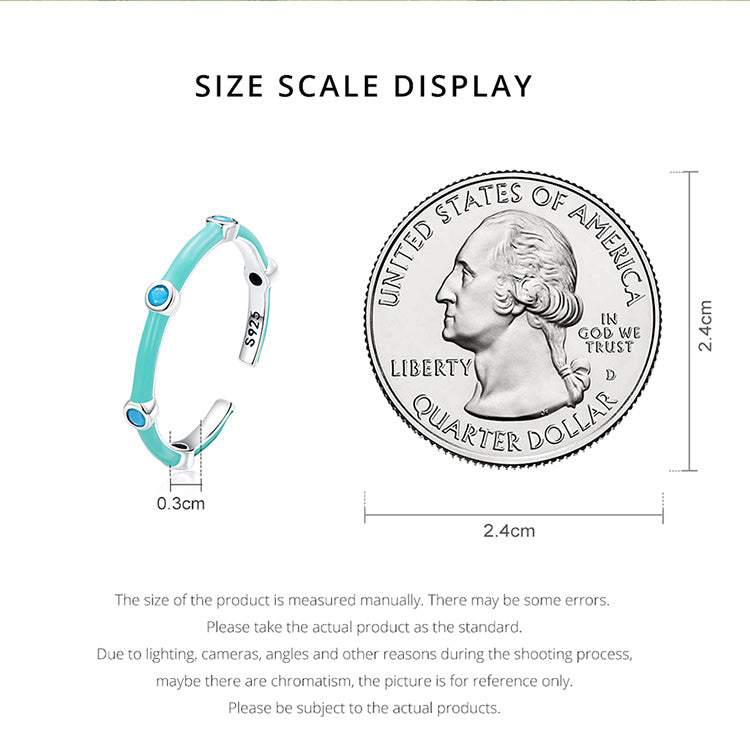 Anello Turchese in Argento 925 - EkoWorld Jewels Anello