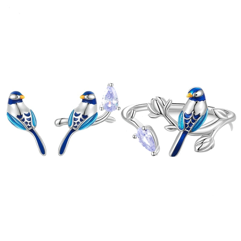 Set Cocorite in Argento 925 e Zirconi - EkoWorld Jewels Set