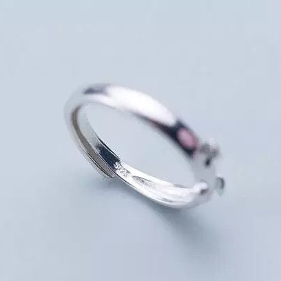 Anello Maialino in Argento 925 - EkoWorld Jewels Anello