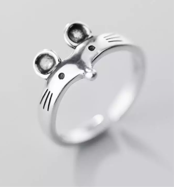 Anello Criceto in Argento 925 - EkoWorld Jewels Anello