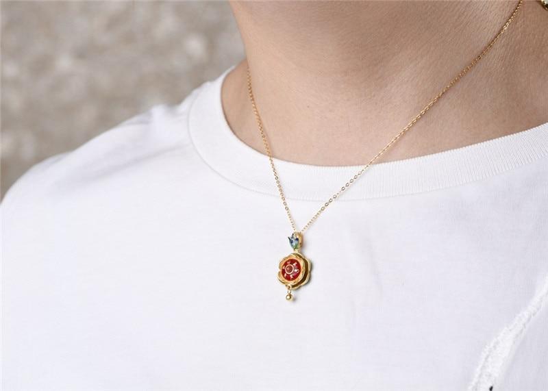 Tibetan Prayer Lotus Flower Earrings in 925 Silver