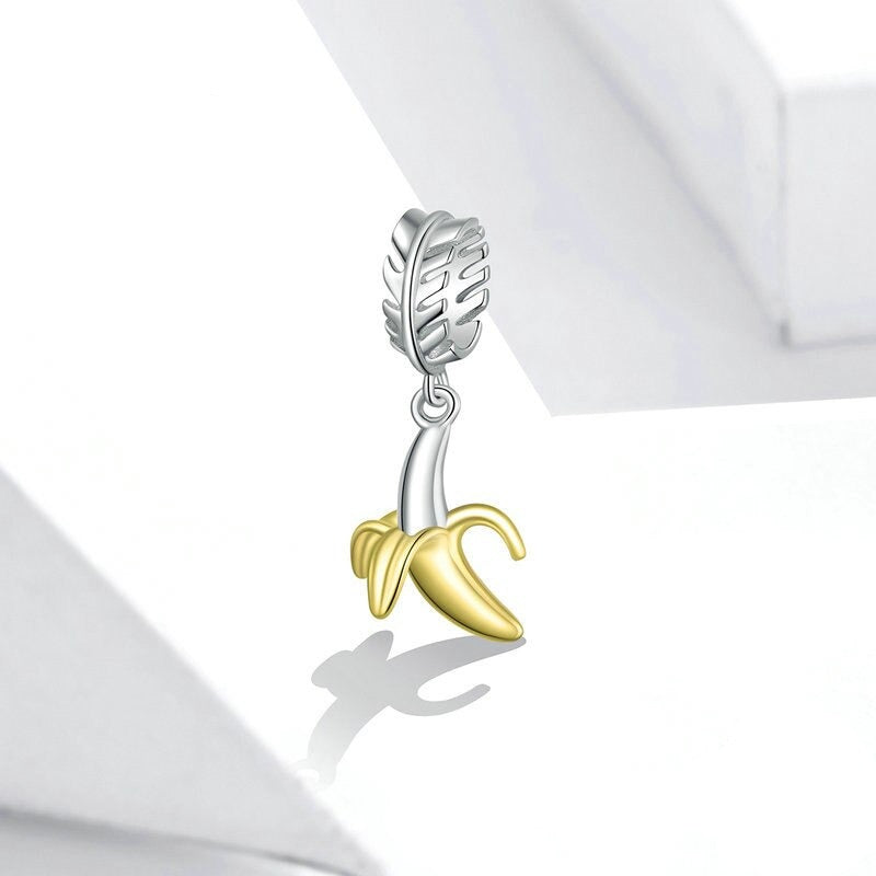 Banana Charm in 925 Silver