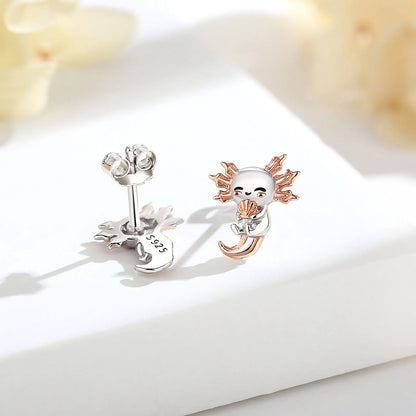 Orecchini Axolot in Argento 925 e Zirconi