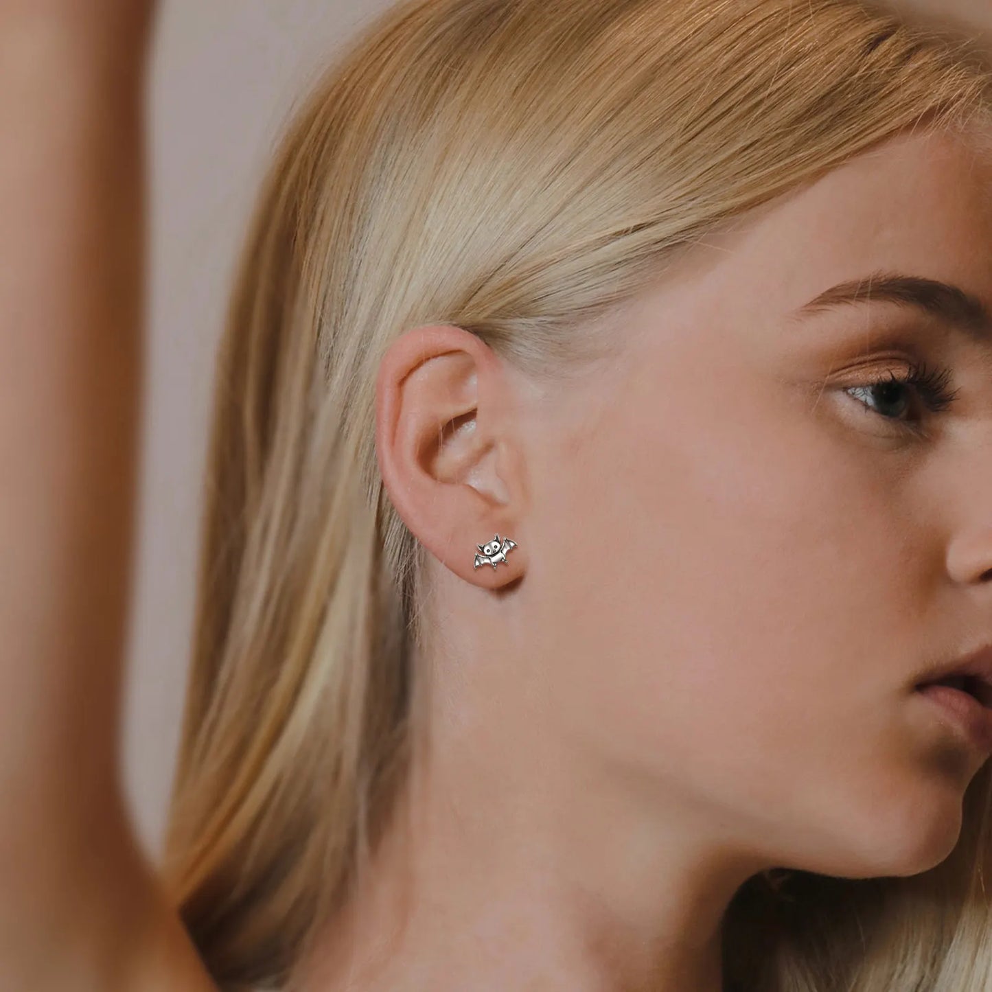 Orecchini Pipistrello in Argento 925