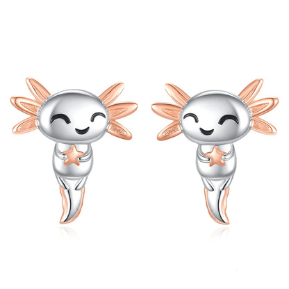 Orecchini Axolot in Argento 925 e Zirconi