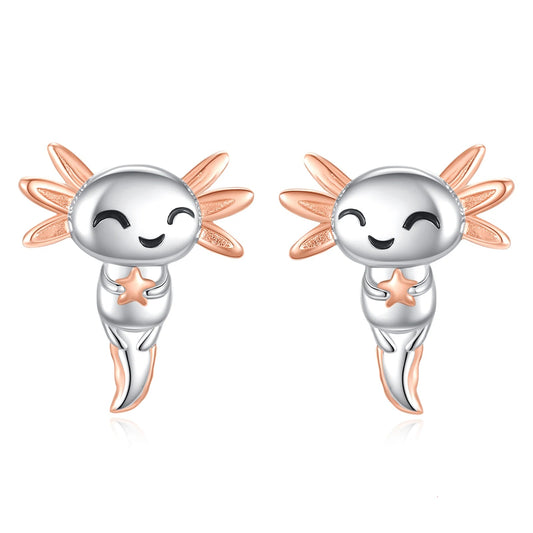 Orecchini Axolot in Argento 925 e Zirconi