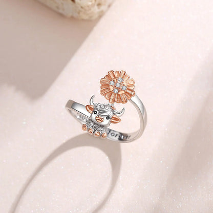 Anello Toro in Argento 925