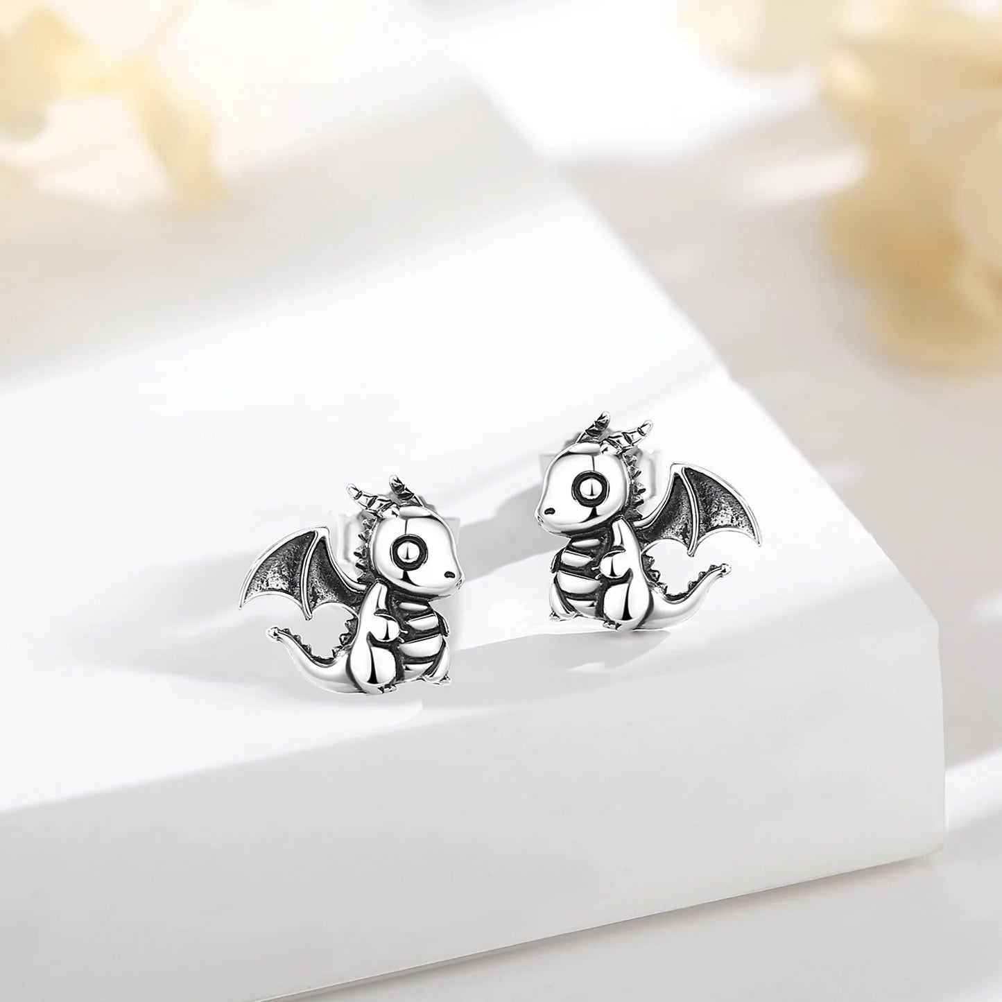 Orecchini Drago in Argento 925