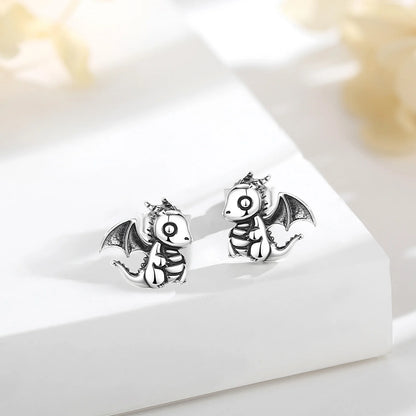 Orecchini Drago in Argento 925