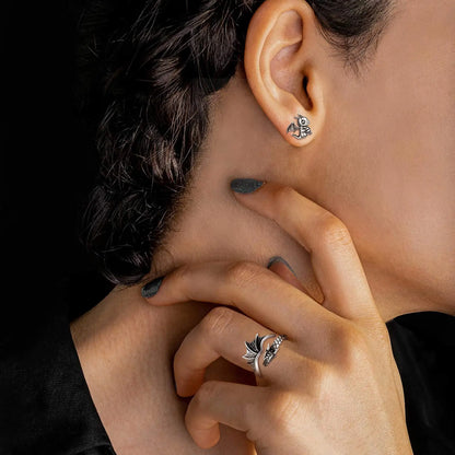 Orecchini Drago in Argento 925