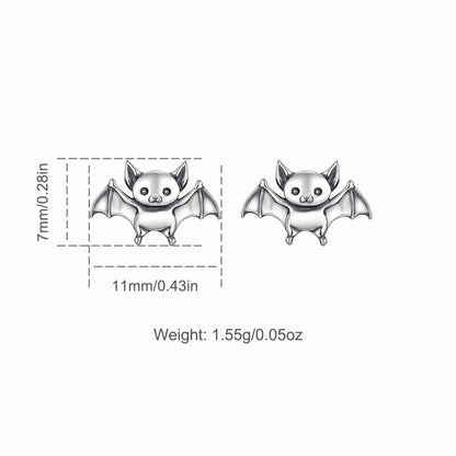 Orecchini Pipistrello in Argento 925