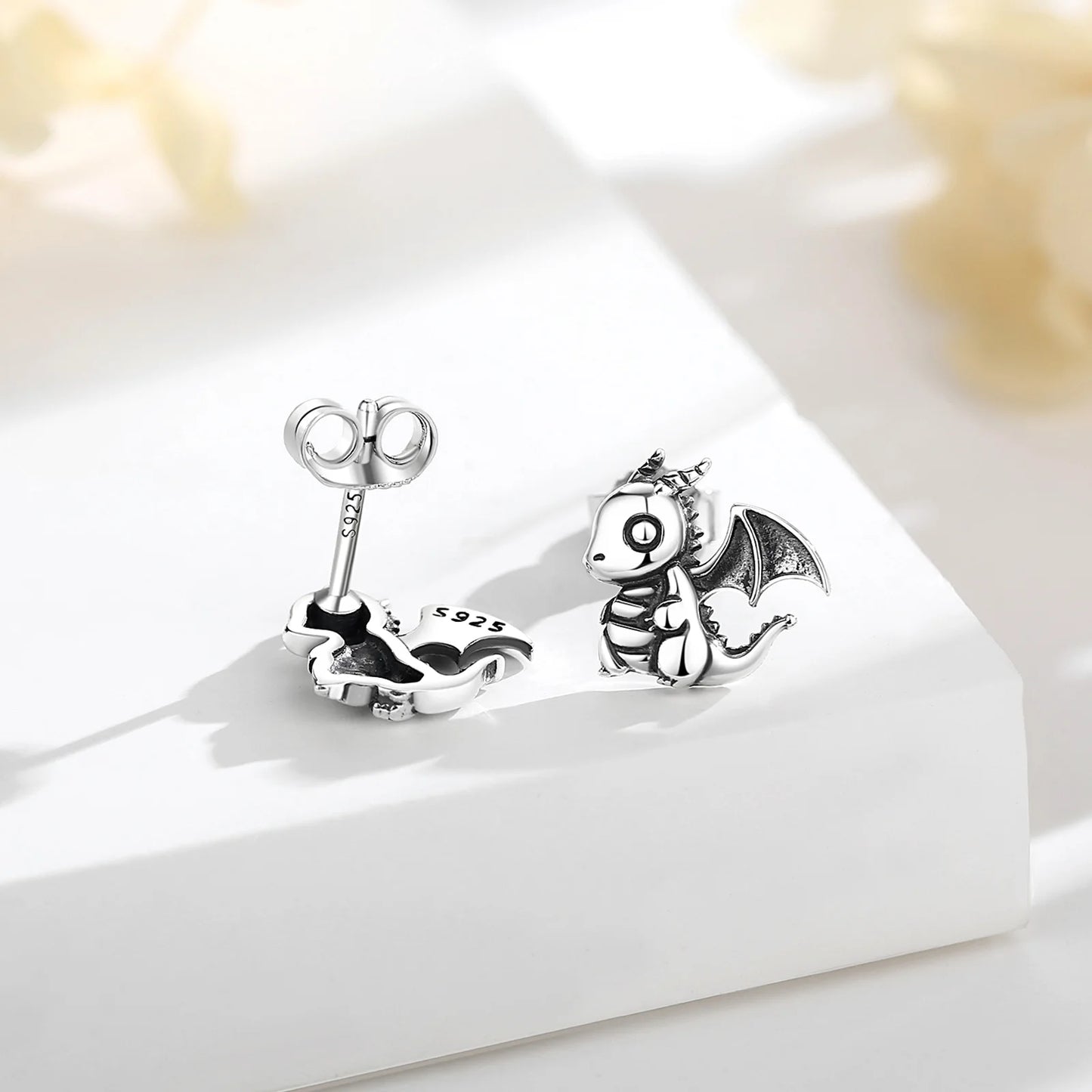 Orecchini Drago in Argento 925