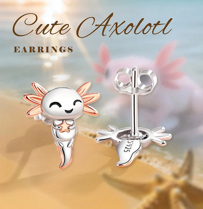 Orecchini Axolot in Argento 925 e Zirconi