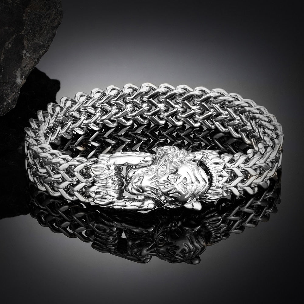 Stainless Steel Tiger Bracelet