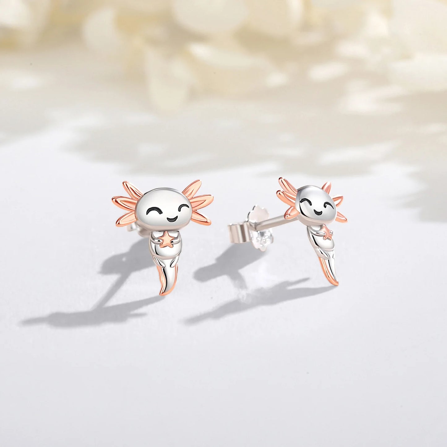 Orecchini Axolot in Argento 925 e Zirconi