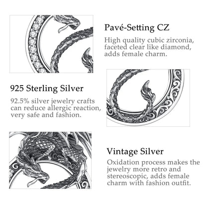 Collana Drago in Argento 925