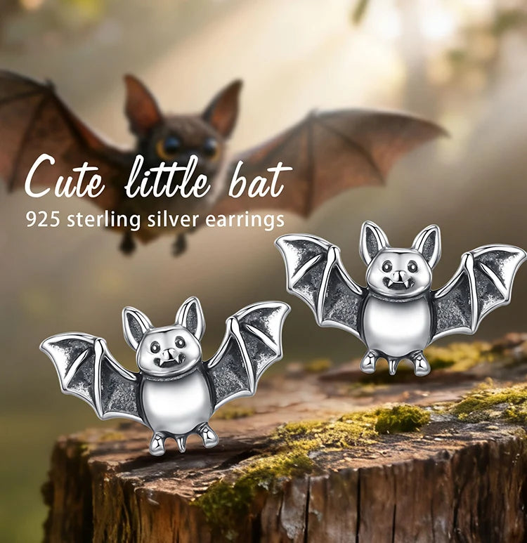 Orecchini Pipistrello in Argento 925