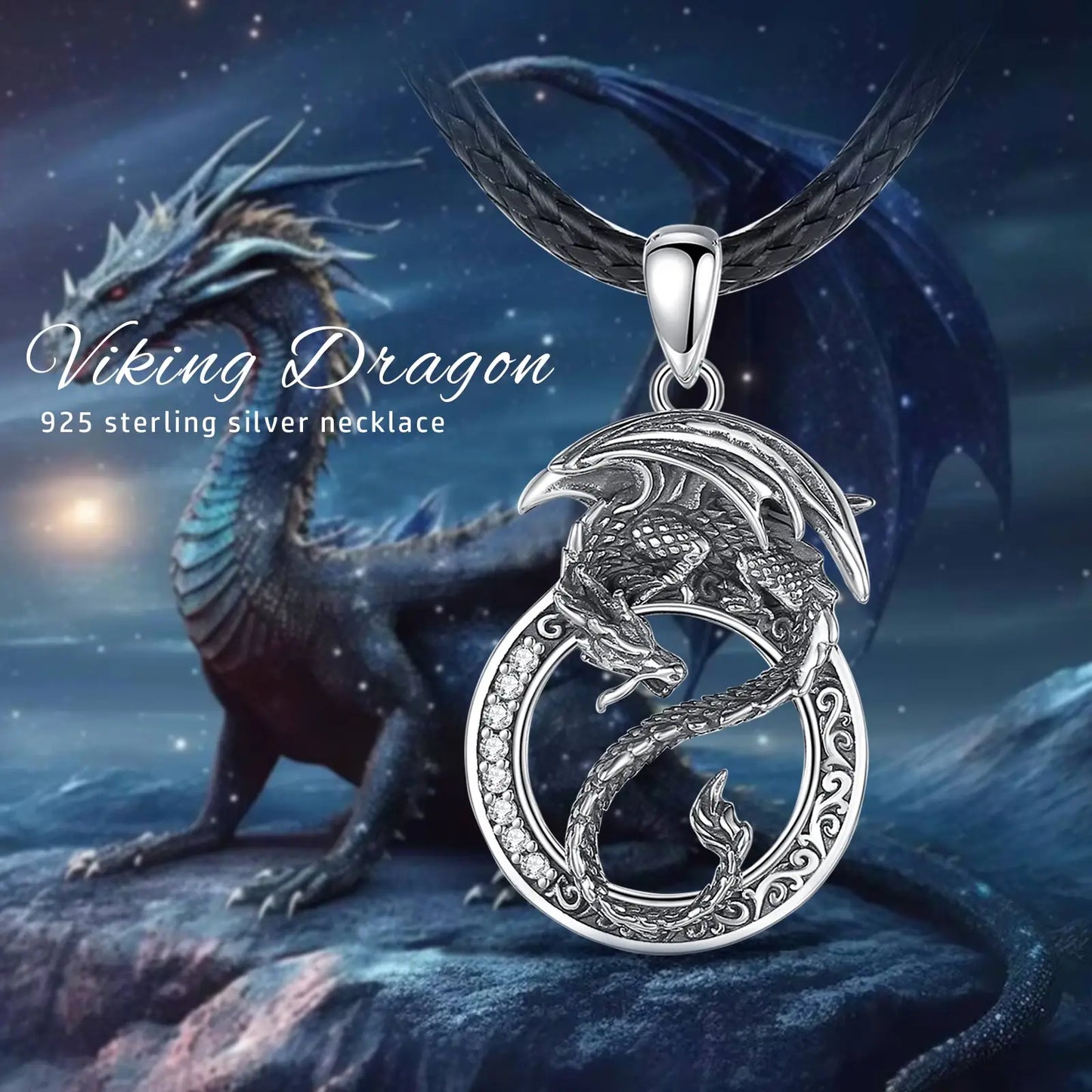 Collana Drago in Argento 925