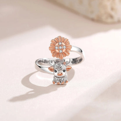 Anello Toro in Argento 925