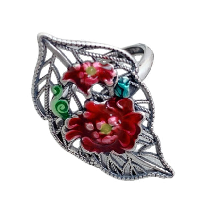 Phoenix Ring in Antique 990 Silver