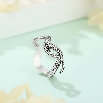 Anello Serpente in Argento 925