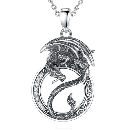 Collana Drago in Argento 925