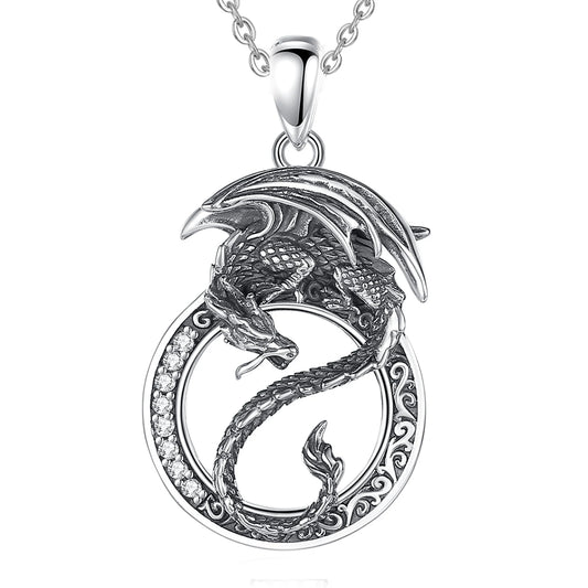 Collana Drago in Argento 925