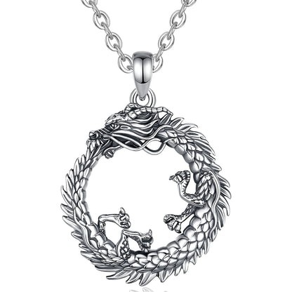 Collana Drago in Argento 925