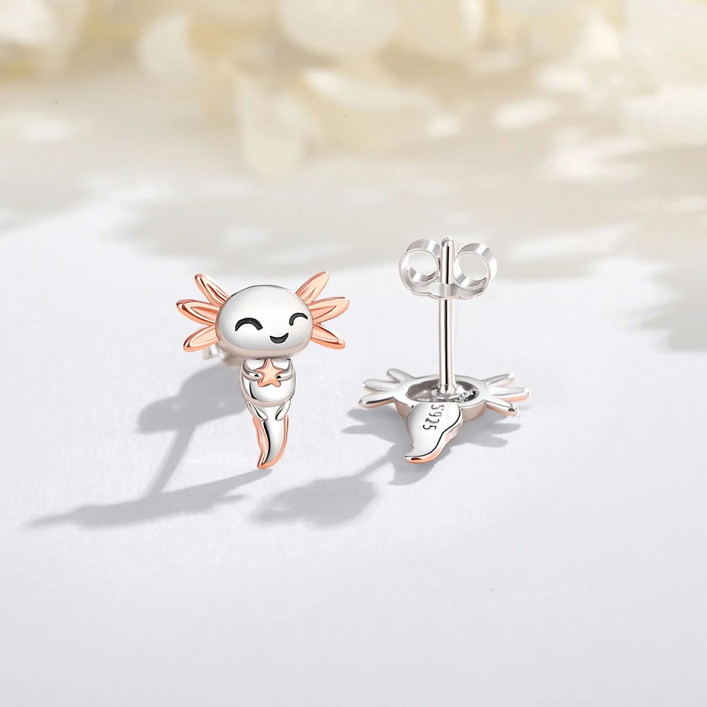 Orecchini Axolot in Argento 925 e Zirconi