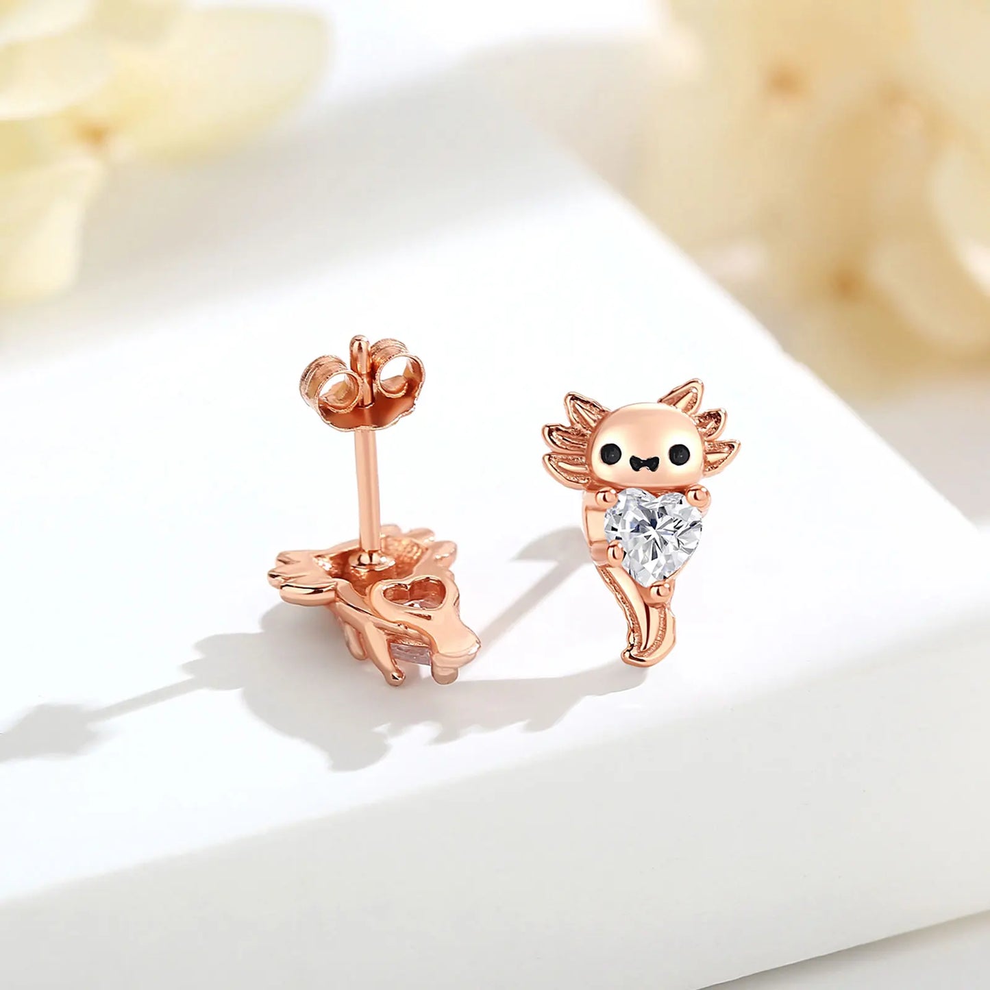 Orecchini Axolot in Argento 925 e Zirconi