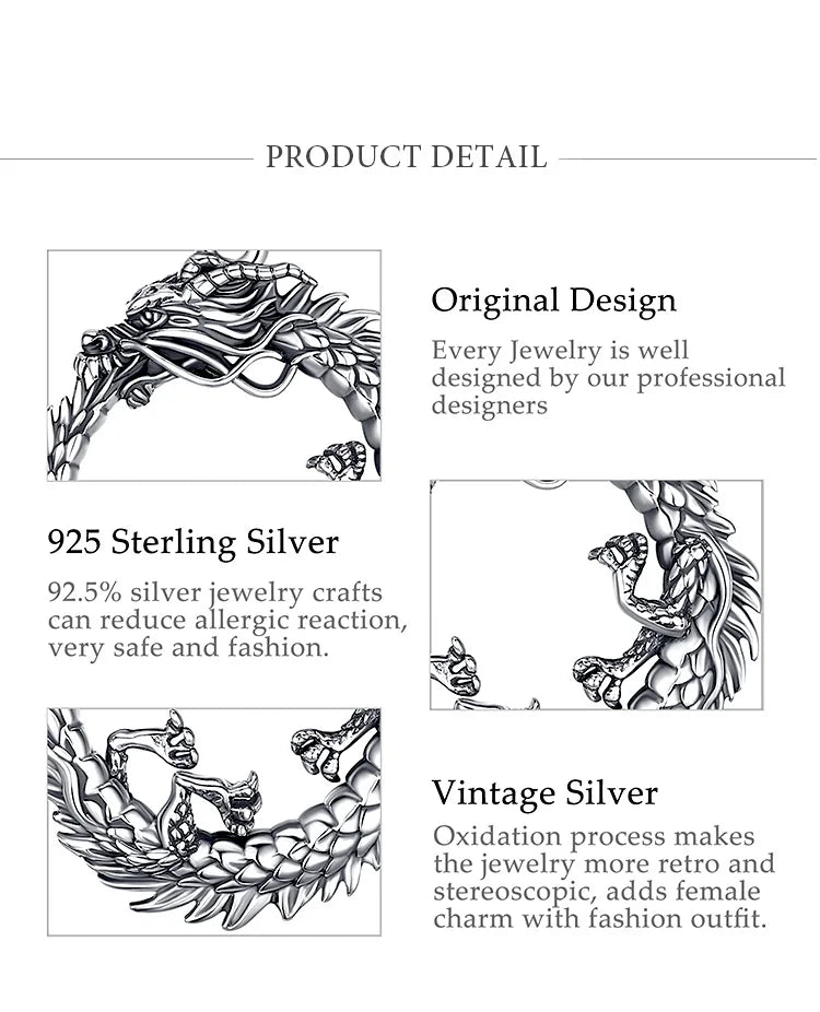 Collana Drago in Argento 925