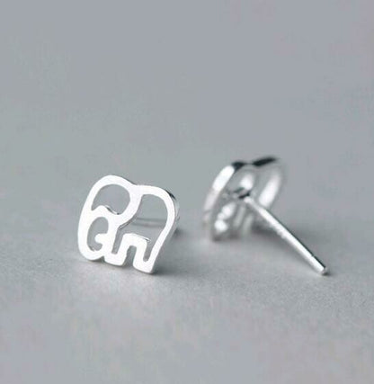 Baby Elephant 925 sterling silver earrings