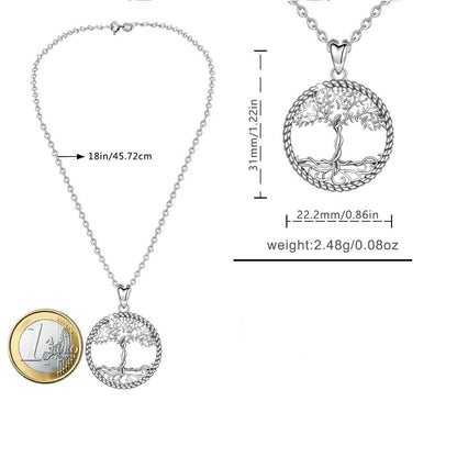 Collana Albero della Vita in Argento 925 - EkoWorld Jewels Collana