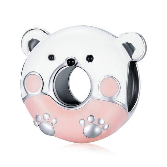 Charm Orso Ciambella in Argento 925 - EkoWorld Jewels Charm