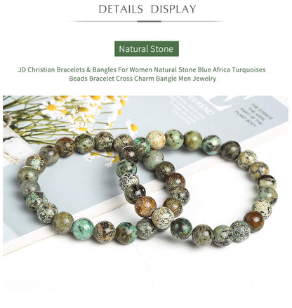 Bracciale con Turchese d'Africa - EkoWorld Jewels Bracciale