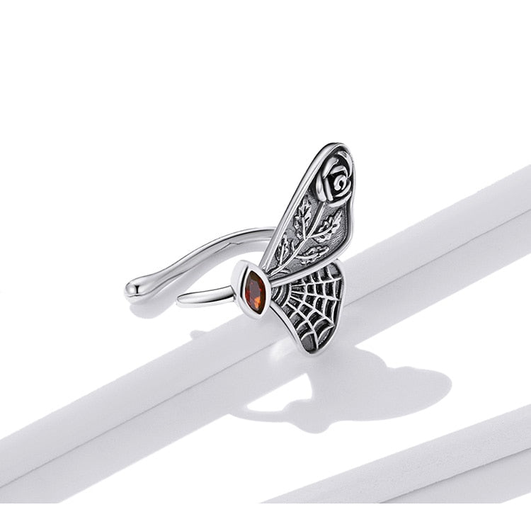 Orecchino Farfalla in Argento Antico 925 - EkoWorld Jewels Orecchini
