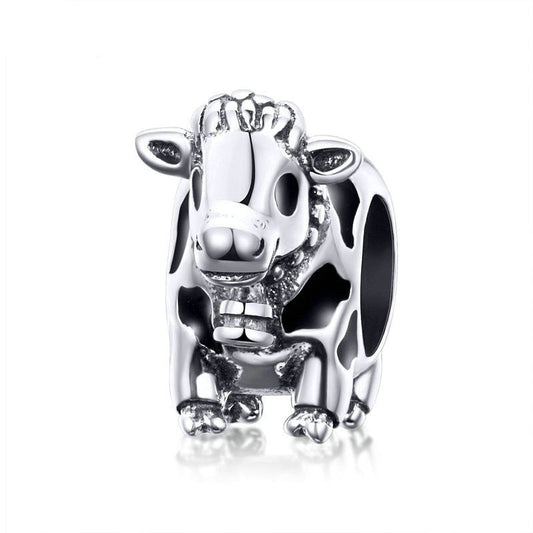 Charm Mucca in Argento 925 - EkoWorld Jewels Charm