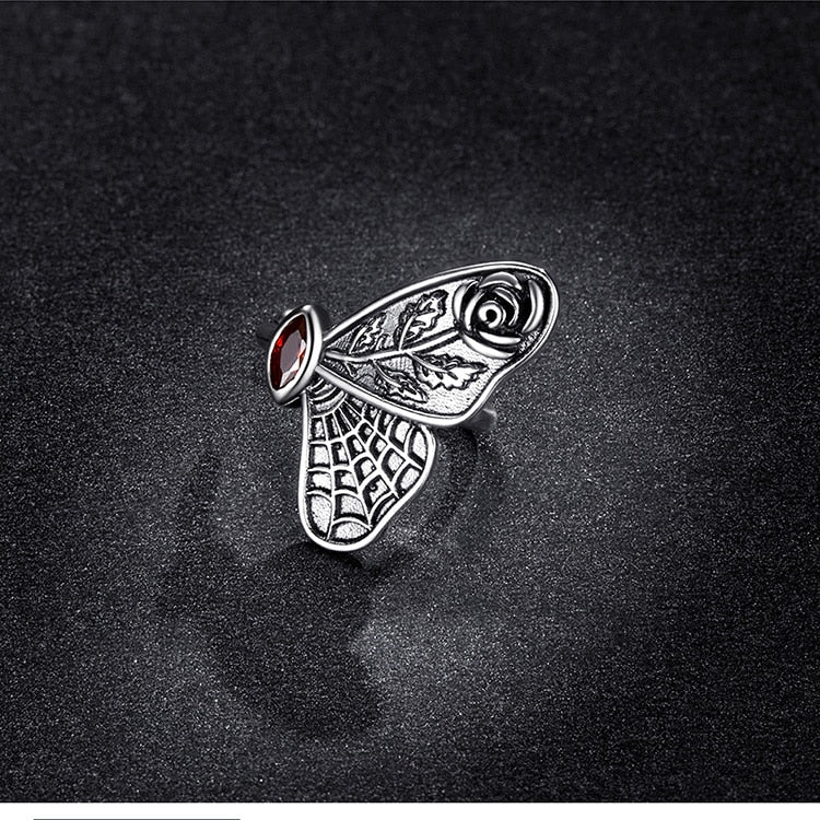 Orecchino Farfalla in Argento Antico 925 - EkoWorld Jewels Orecchini