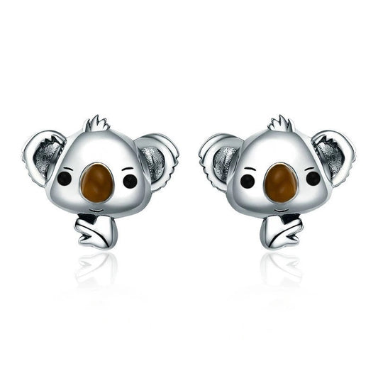Orecchini Koala in Argento 925 - EkoWorld Jewels Orecchini