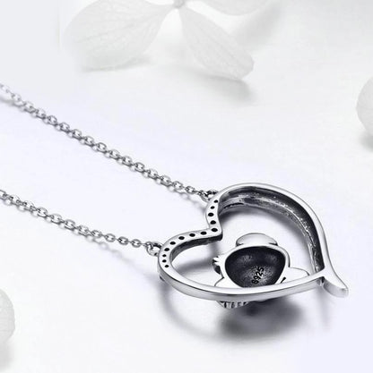 Collana Keep me in your heart in Argento 925 - EkoWorld Jewels Collana
