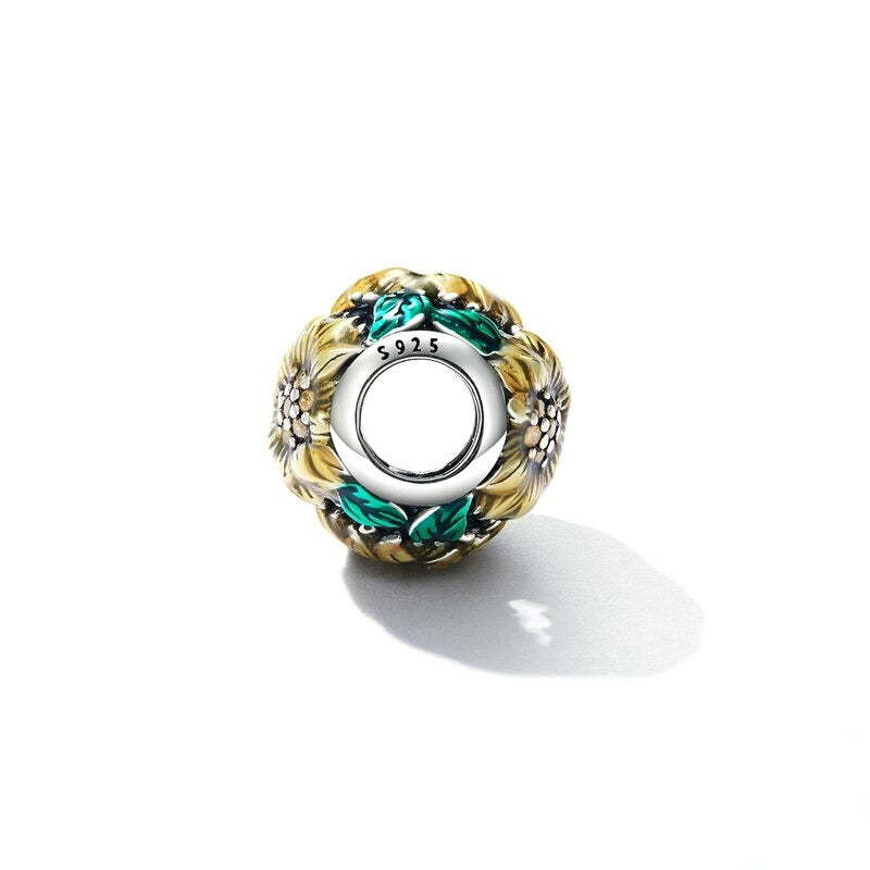 Charm Girasole in Argento 925 - EkoWorld Jewels Charm