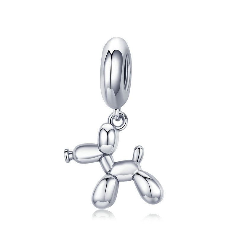 Charm Cagnolino Palloncino in Argento 925 - EkoWorld Jewels Charm