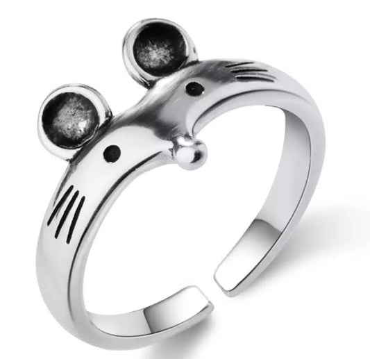 Anello Criceto in Argento 925 - EkoWorld Jewels Anello