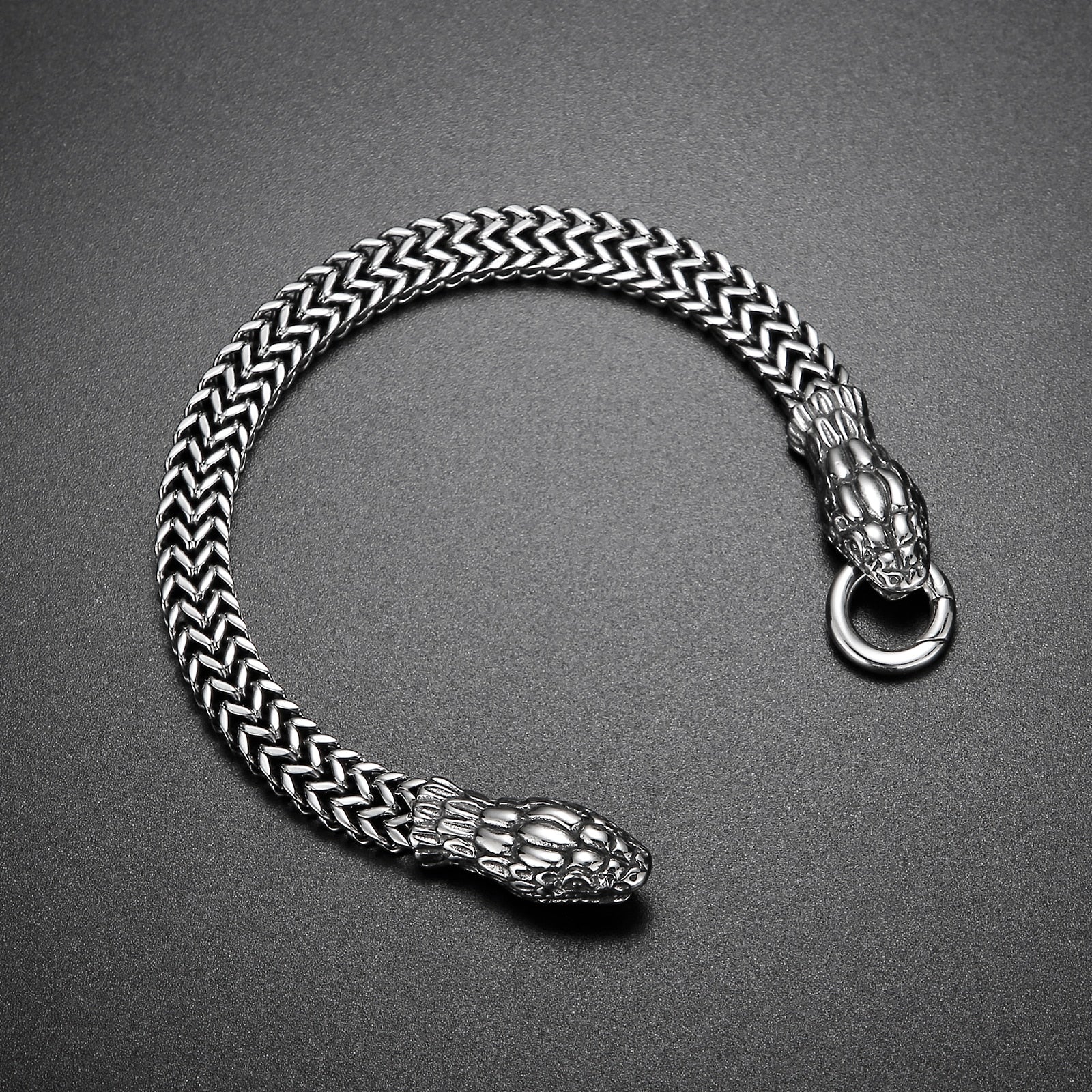 Bracciale Serpente in Acciaio Inossidabile - EkoWorld Jewels Bracciale