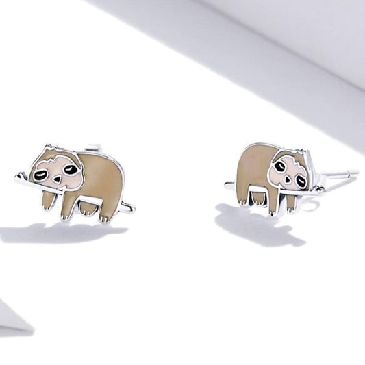 Orecchini Bradipo in Argento 925 - EkoWorld Jewels Orecchini