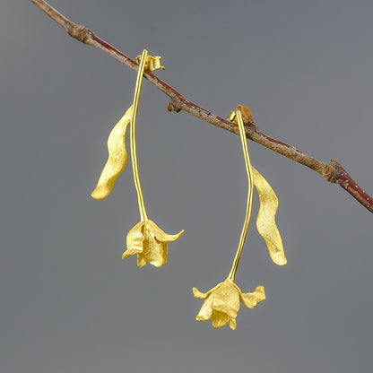 Orecchini Tulipano in Argento 925 - EkoWorld Jewels Orecchini